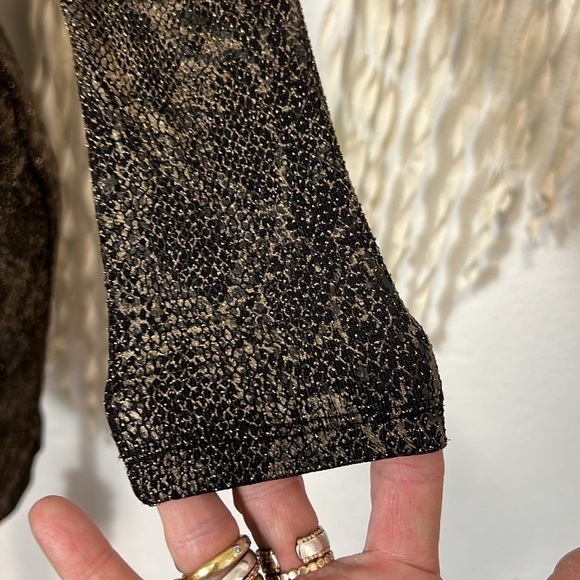 Alice + Olivia Diaz Ruched Snake Print Dress Size 0 - Picture 9 of 11